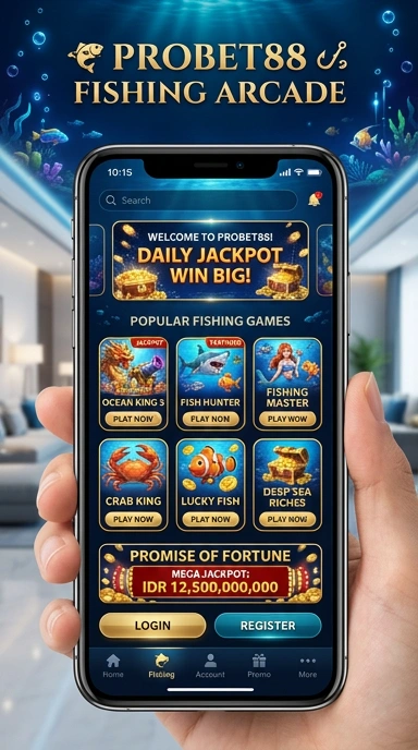 Cuplikan layar menu unduhan probet88 untuk perangkat Android