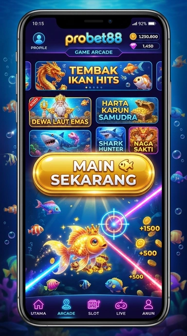 Galeri pratinjau visual probet88 build APK resmi terbaru